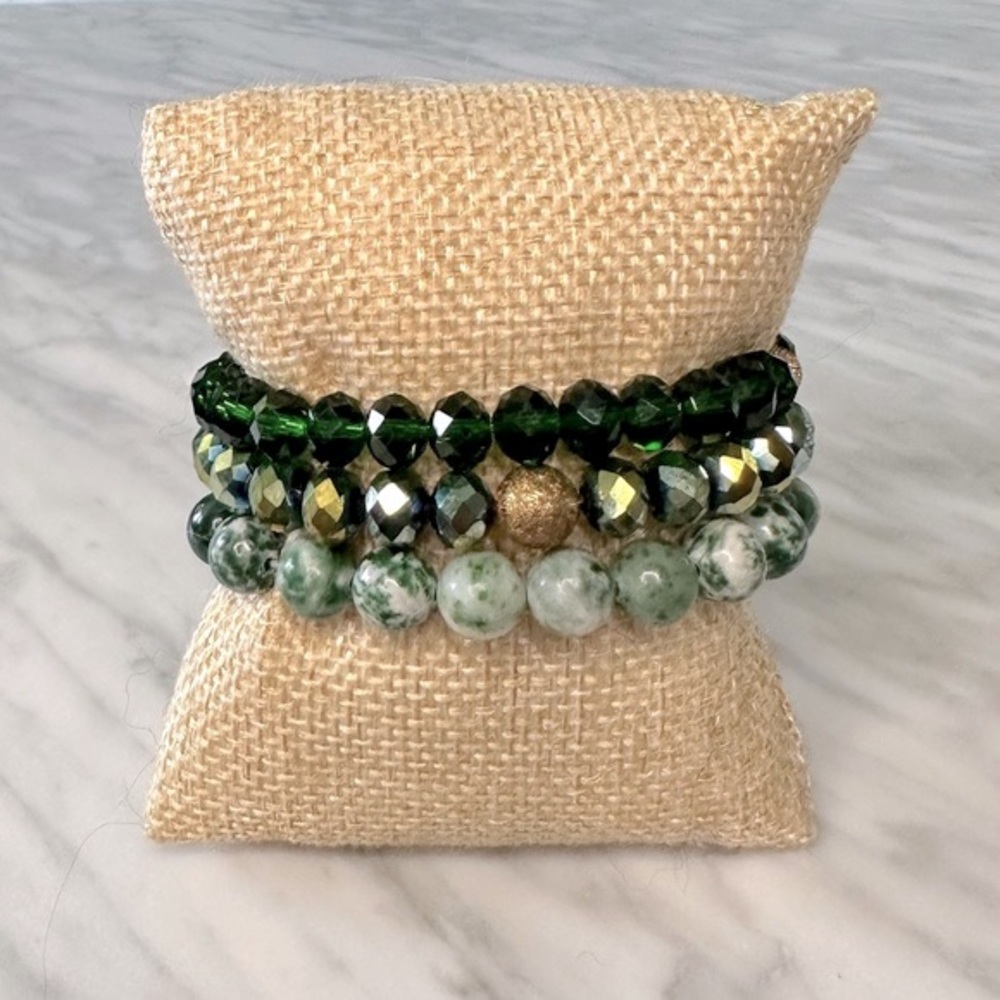 Beaded Bracelet Stack